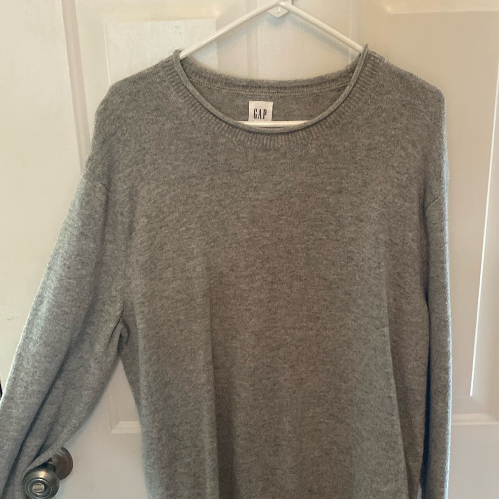 Gap Roll Neck Sweater, heather grey, men’s xl